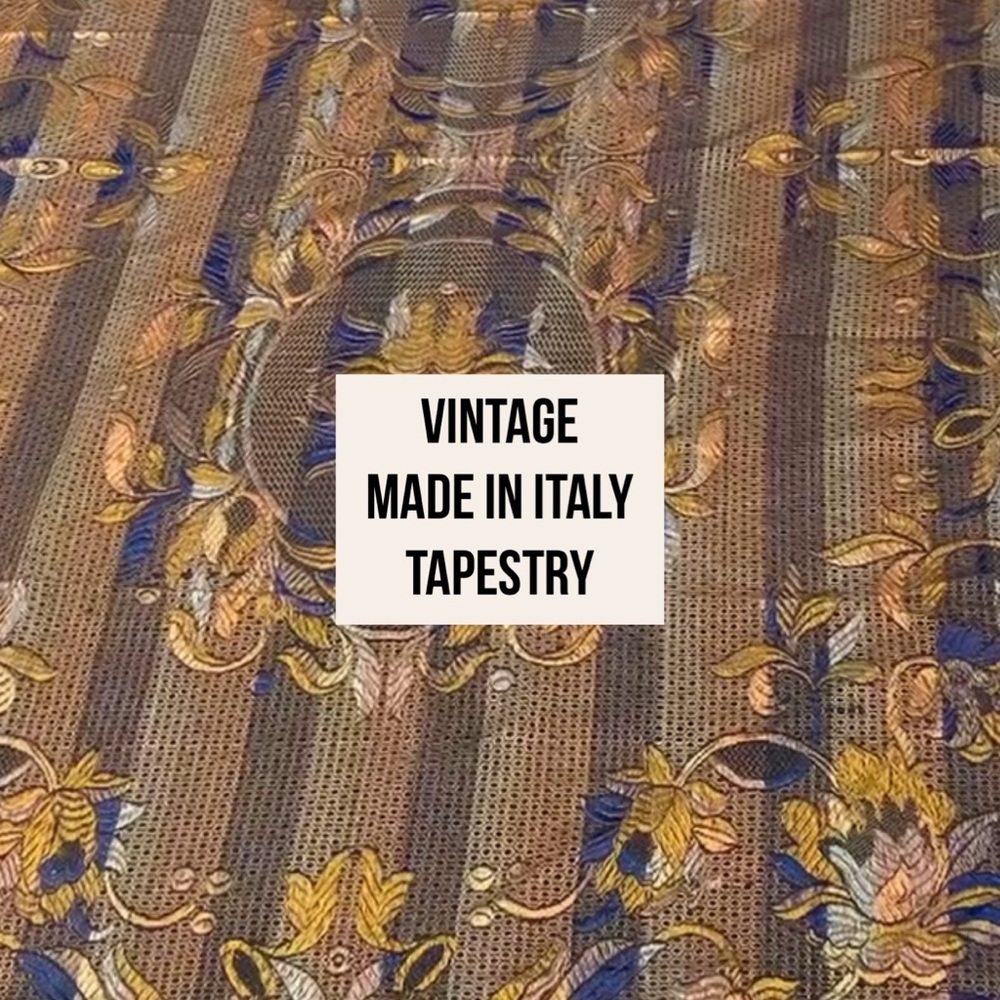 Vintage made in Italy tapestry